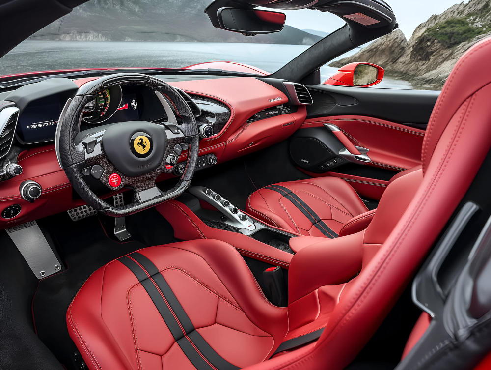 ferrari interior